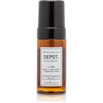 DEPOT 500 BEARD & MOUSTACHE SPECIFICS NO. 508 BEARD & MOUSTACHE CLEANSING FOAM spuma de curatat pentru barbă