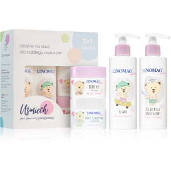 Linomag Emolienty Gift Set set cadou (pentru nou-nascuti si copii)