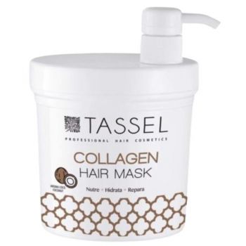 Masca de par hidratanta Tassel Collagen Cocos, pentru par degradat si uscat 1000 ml ieftina