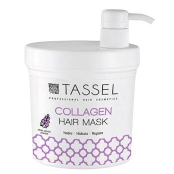 Masca de par hidratanta Tassel Collagen Lavanda, pentru toate tipurile de par, 1000 ml ieftina