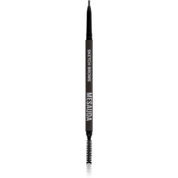 Mesauda Milano Sketch Brows creion pentru sprancene cu pensula