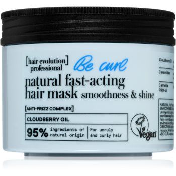 Natura Siberica Hair Evolution Be-Curl masca hranitoare  stralucire pentru parul ondulat si cret