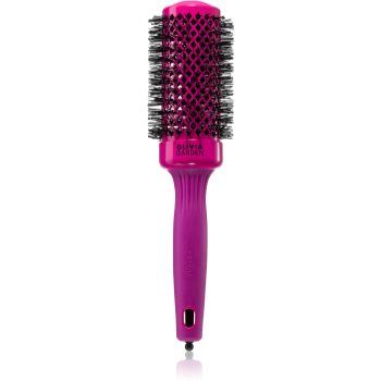 Olivia Garden Expert Shine Hot Pink perie cu ventilatie pentru păr lung de firma originala