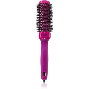 Olivia Garden Expert Shine Hot Pink perie cu ventilatie pentru păr lung ieftina
