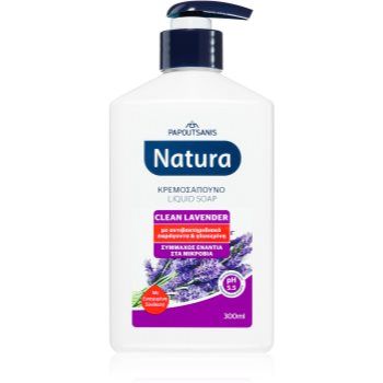PAPOUTSANIS Natura Clean Lavender săpun lichid