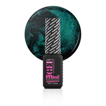 Oja semipermanenta GELlack 2M Magnetic Mini Me 9D Super Effect Green Purple - 5ml de firma originala