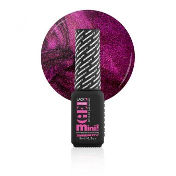 Oja semipermanenta GELlack 2M Magnetic Mini Me 9D Super Effect Pink Bronze - 5ml de firma originala