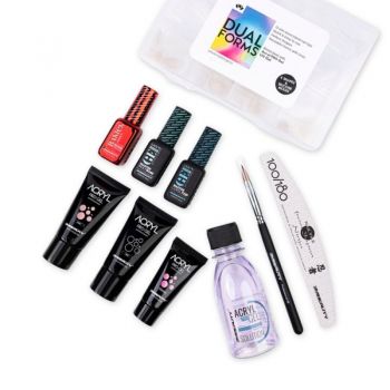 Kit de Bază Promoțional pentru Unghii cu AcrylGel - Pensulă inclusă