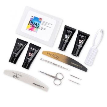 Kit Promoțional pentru Construcție Unghii cu AcrylGel - Ustensile incluse