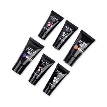 Kit Promoțional pentru Unghii cu 6 Nuanțe de AcrylGel