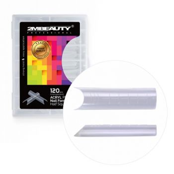 Tips Half Natural Square Dual Forms - 120 buc.
