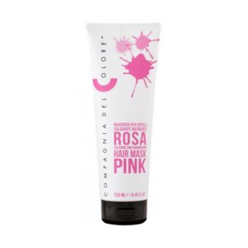 Masca Coloranta Nuantatoare Compagnia del Colore, nuanta Pink, 250 ml de firma originala