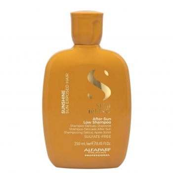 Sampon Delicat pentru Parul Expus la Soare, Alfaparf Milano Semi di Lino Sunshine After Sun Low Shampoo (Gramaj: 250 ml)