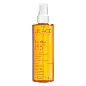 Ulei uscat cu protectie solara SPF30 Bariesun Uriage, 200 ml