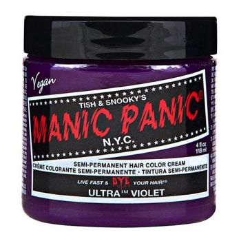 Vopsea Directa Semipermanenta - Manic Panic Classic, nuanta Ultra Violet, 118 ml