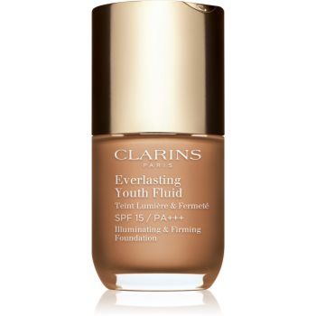 Clarins Everlasting Youth Fluid Foundation make-up pentru luminozitate SPF 15