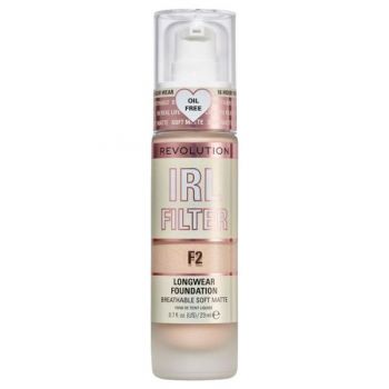 Fond de Ten - Makeup Revolution IRL Filter Longwear Foundation, nuanta F2, 23 ml