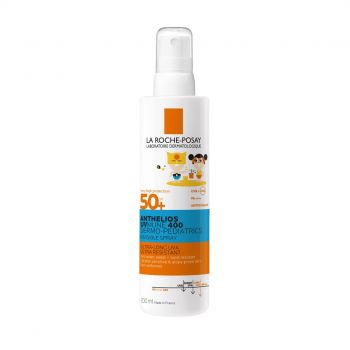 Spray invizibil cu protectie solara pentru copii, fata si corp La Roche-Posay ANTHELIOS UVMUNE400 Dermo-Pediatrics SPF 50+, 200 ml