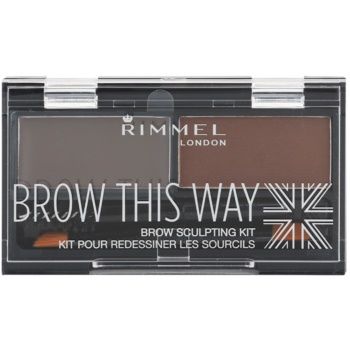 Rimmel Brow This Way paleta pentru machiaj sprancene de firma original