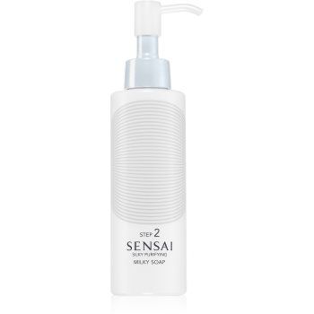 Sensai Silky Purifying Milky Soap Sapun hidratant pentru curatare uscata si foarte uscata