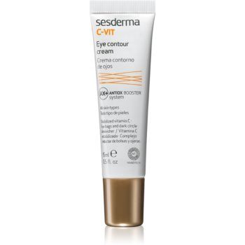 Sesderma C-Vit AX+ crema de ochi împotriva ridurilor și a cearcănelor întunecate