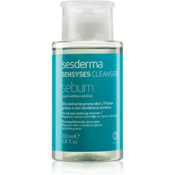 Sesderma Sensyses Cleanser Sebum demachiant pentru ten gras la reducere