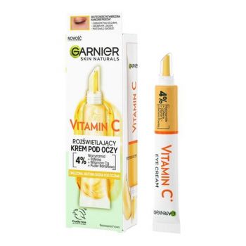 Crema de Ochi cu Efect de Iluminare - Garnier Skin Naturals Vitamin C Brightening Eye Cream, 15 ml Crema de Ochi cu Efect de Iluminare - Garnier Skin Naturals Vitamin C Brightening Eye Cream, 15 ml
