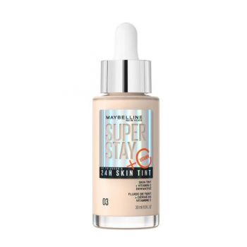 Fond de Ten - Maybelline Super Stay 24H Skin Tint + Vitamin C, nuanta 03, 30 ml