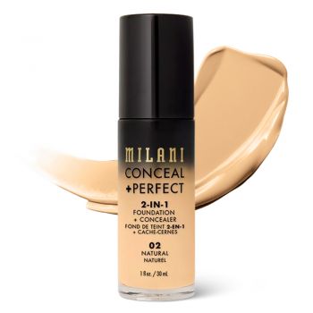 Fond de Ten Milani Conceal + Perfect 2 in 1 Foundation + Conceale