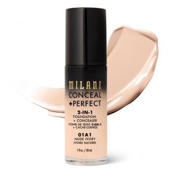 Fond de Ten Milani Conceal + Perfect 2 in 1 Foundation + Conceale