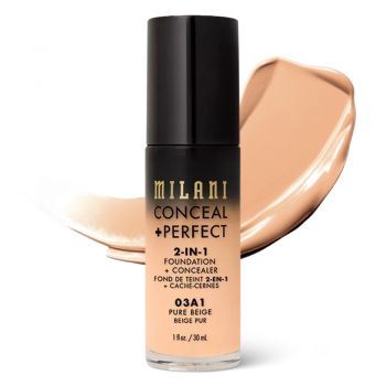 Fond de Ten Milani Conceal + Perfect 2 in 1 Foundation + Conceale