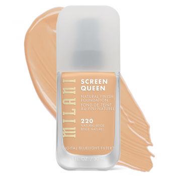 Fond de ten Milani Screen Queen Foundation 220 Natural Beige