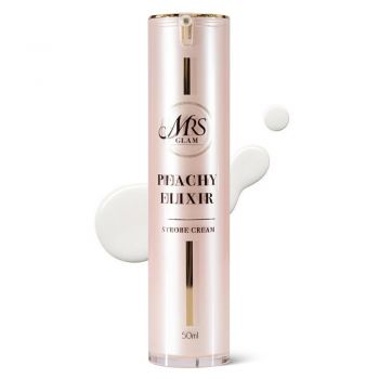 Iluminator Lichid BPerfect MRS Glam Peach Elixir Strobe Cream