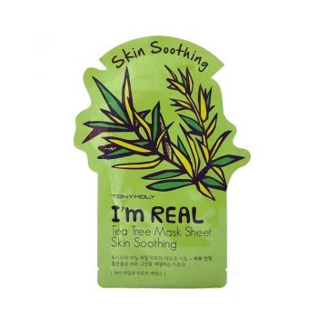 Masca fata Tony Moly I`m REAL Tea Tree Mask Sheet Skin Soothing