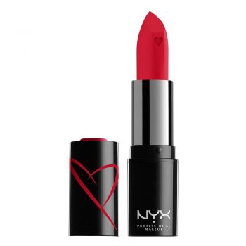 Ruj Cremos NYX Professional Makeup Shout Loud Satin Lipstick Red