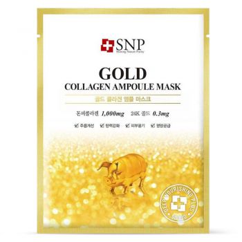 Masca Anti-Aging SNP Gold Collagen Ampoule Mask