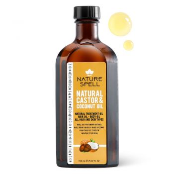 Ulei de Ricin & Cocos pentru Par & Piele Nature Spell Oil for Hai
