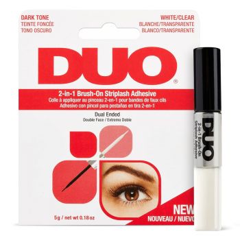 Adeziv pentru Gene False Negru & Transparent DUO 2-in-1 Brush On