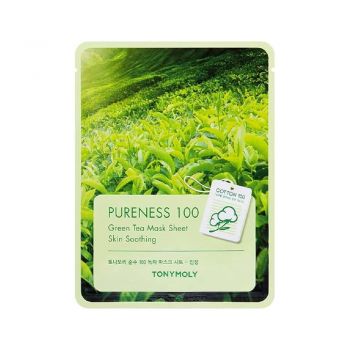 Masca de fata Tony Moly Pureness 100 Mask Sheet #Green Tea