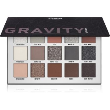 Paleta de Farduri BPerfect Gravity Shadow Palette