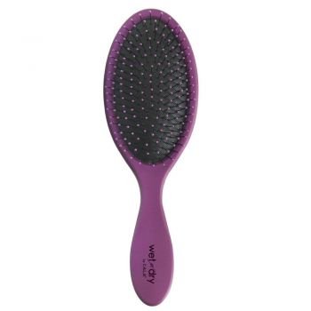 Perie pentru Parul Umed & Uscat CALA Wet-N-Dry Hair Brush - Purpl