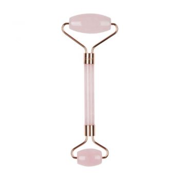 Rola pentru Masaj Facial Cala Rose Quartz Facial Roller