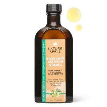 Ulei de Ricin Negru & Moringa Nature Spell Authentic Jamaican Bla