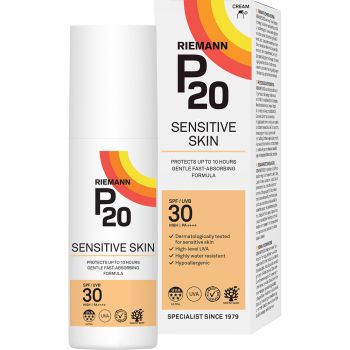Crema de fata si corp cu factor de protectie SPF 30 Sensitive P20 Riemann (Gramaj: 100 ml)