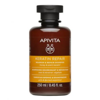 Sampon reparator cu keratina Apivita, 250 ml
