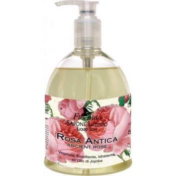 Sapun Lichid Hidratant cu Rosa Antica si Ulei de Jojoba Florinda La Dispensa, 500 ml