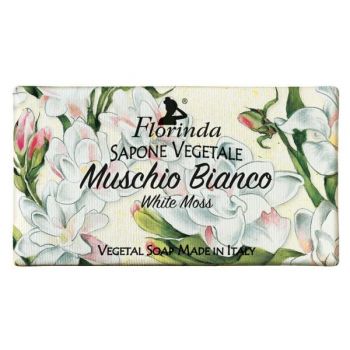 Sapun Vegetal cu Mosc Alb Florinda La Dispensa, 100 g