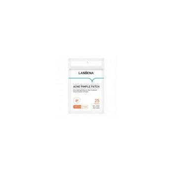 Set 25x Plasturi Anti-Acnee, Lanbena, cu Coloid Hidrofil din Arbore de Ceai, pentru Zi, 8x 8mm, 9x 10mm, 8x 12mm