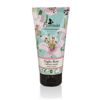 Crema de Maini Vegetala cu Parfum de Crin Roz - La Dispensa Florinda Crema Mani Giglio Rosa, 75 ml Crema de Maini Vegetala cu Parfum de Crin Roz - La Dispensa Florinda Crema Mani Giglio Rosa, 75 ml