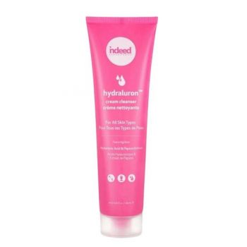 Crema Demachianta Hidratanta cu Acid Hialuronic - Indeed Labs Hydraluron Cream Cleanser, 100 ml Crema Demachianta Hidratanta cu Acid Hialuronic - Indeed Labs Hydraluron Cream Cleanser, 100 ml